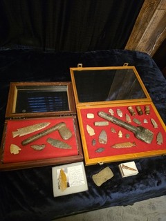 Native American Arrowheads And Other Countries Artifacts "Read Description"