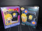 Funko POP! SUPER SAIYAN 2 GOHAN & GOKU TShirt + Vinyl Figure BUNDLE Both SZ XL