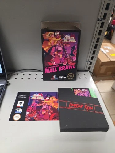 Jay And Silent Bob Mall Brawl - NES (Green Cartridge) w/ Protector