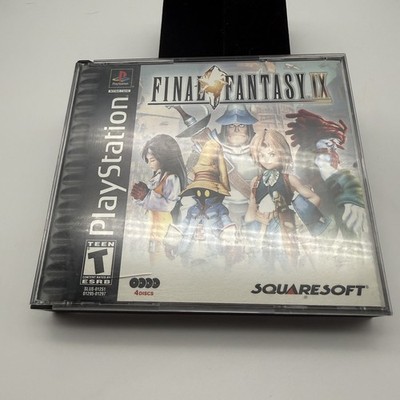 Final Fantasy IX 9 (PlayStation 1, Ps1) Black Label CIB /w Reg Card - TESTED