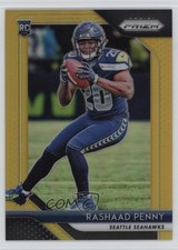 2018 Panini Prizm Rookie Gold Prizm 10/10 Rashaad Penny #210 6m7