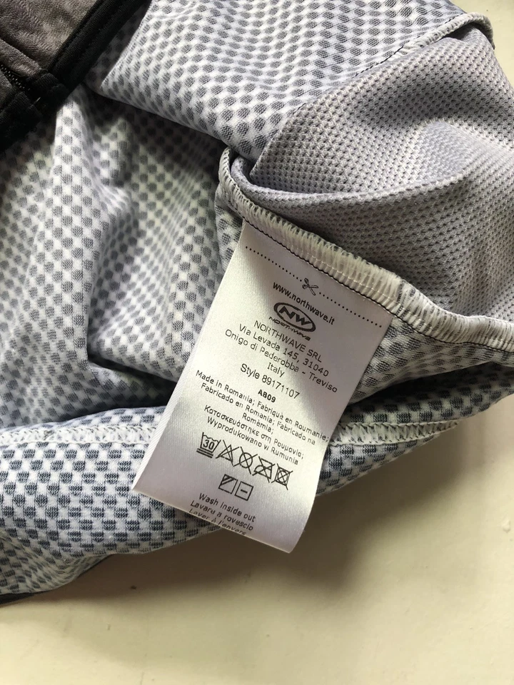 Мужская велосипедная майка Northwave XXL с коротким рукавом на молнии для дорожного велосипеда топ черная - Изображение 3 из 4