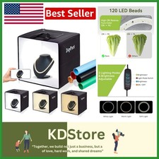 16x16 Photo Light Box, Studio Jewelry  Small Product Photography with 120 LE...