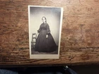 1860S-CIVIL WAR- CDV PHOTO-JANE FULPER-FLEMINGTON, NJ