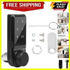 Code Security Lock Touch, Electronic Cabinet Deadbolt Lock,Digital Keypad Pas...