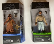 Star Wars Black Series 6     Teeka  Jawa  and General Lando Calrissian