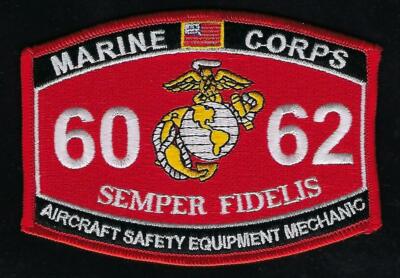  MOS 6062 Aircraft Safety Equ Mech  HAT PATCH CAP US MARINES WOW