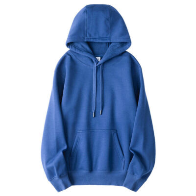 Pullover Hoodie Warm Fleece Sweatshirt Jumper Sweater Jacket Hood Pockets Unisex