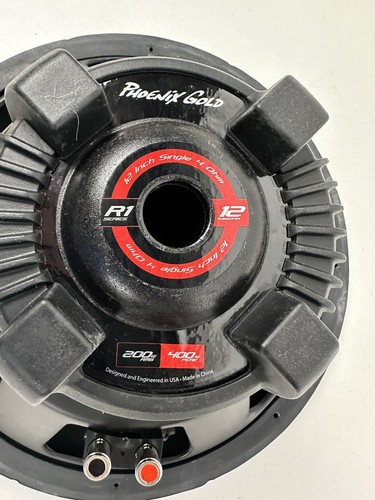Phoenix Gold R1 Series 12” Subwoofer y Rejilla Cubierta 200w 4 Ohmios - Imagen 6 de 10