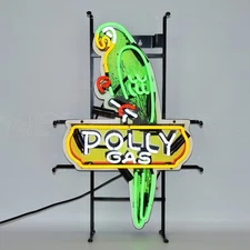 Polly Gas Neon Sign Parrot 5POLLY w/ FREE Shipping 