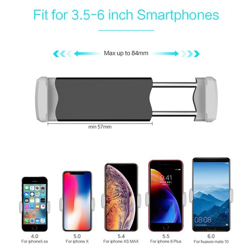 360° Rotating Car Air Vent Mount Cradle Holder Universal For iPhone Cell Phone - Picture 6 of 19