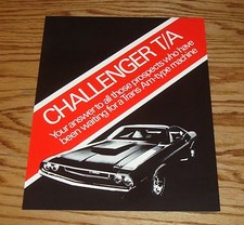 1970 Dodge Challenger Ta Sales Brochure 70 Trans Am 1970 Dodge Challenger Ta Sales Brochure 70 Trans Am