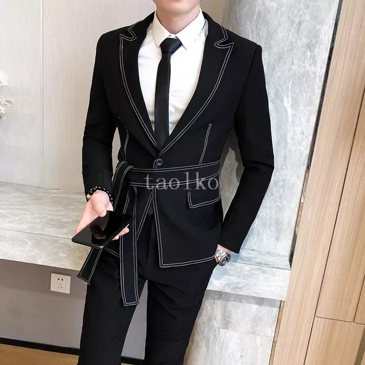 Jacket top with belt