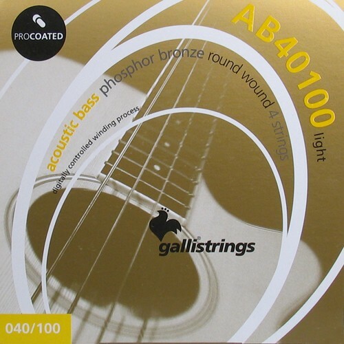 Galli set corde basso acustico AB40100 Procoated Bronze 040/100