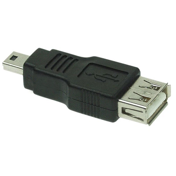 USB CONVERTITORE .0 2 ADATTATORE DA USB FEMMINA A MINI USB MASCHIO vc - Immagine 4 di 4
