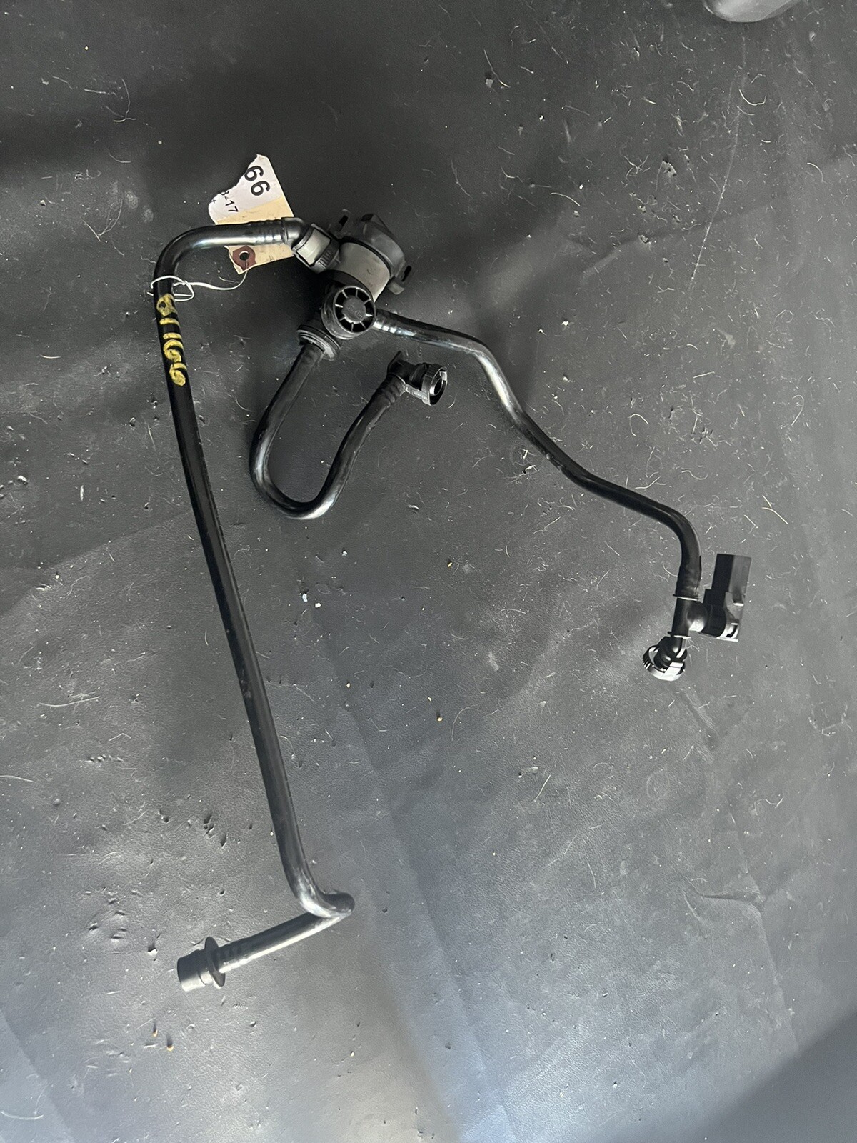 OEM BMW F25 X3 1317 N20 Fuel Tank Vent Valve Solenoid w/Hoses 7636144