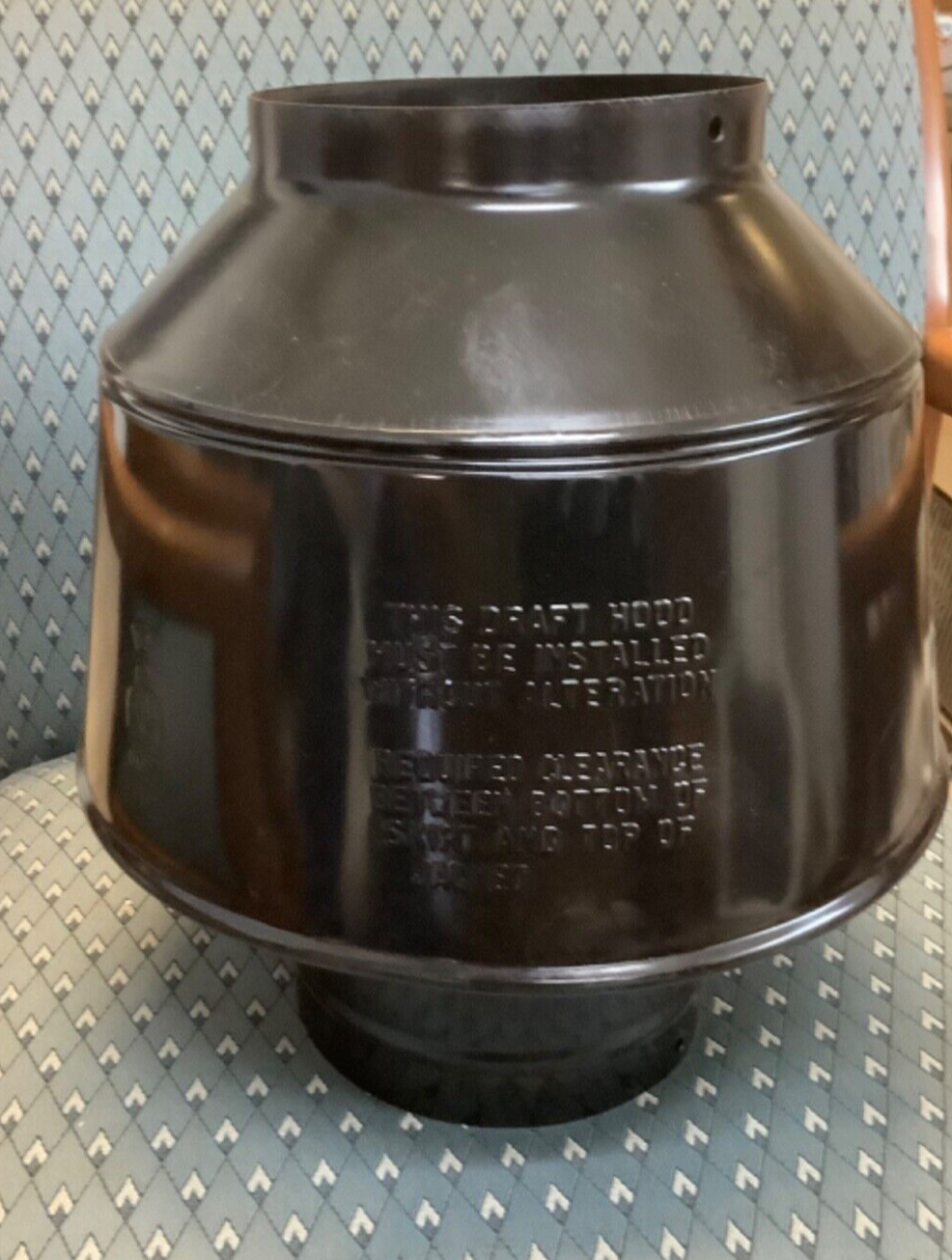 Boiler or Pool Heater  6” DRAFT HOOD AGA CERTIFIED NAT. OR LP GAS