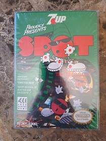 Spot The Video Game 7Up Nintendo NES 100% CIB Very Rare Collectors Quality