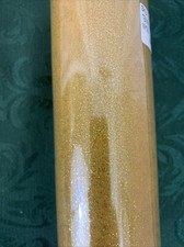 6 Wide Organza 10 Yard Roll Gold All Over Glitter New Sealed