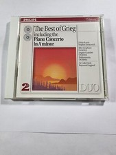 The Best of Grieg including Piano Concerto in A Minor 2 CD 1993 LN/EX CD65
