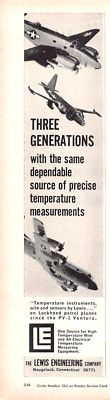 The Lewis Engineering Co Precise Temp Measure Naugatuck Ct Vtg Magazine Print Ad