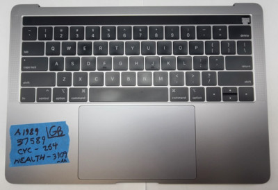Apple MacBook Pro A1989 2019 13'' Space Gray Palmrest Touchpad Keyboard Battery