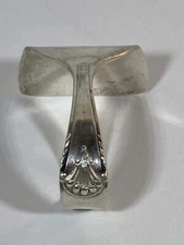 ANTIQUE COOPER BROTHERS & SONS BABY FOOD PUSHER STERLING SILVER ENGLISH 