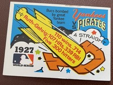 1971 Fleer Laughlin World Series  WS Cards 1903 -1970 U Pick to Complete Set