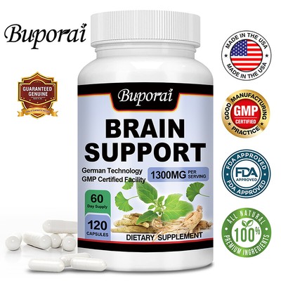 Brain Support Capsules - Brain and Nervous System Health, Support Mental Focus