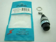 Pollak Momentary Switch 24-360EP w/ Black Boot Nut 60A 12VDC