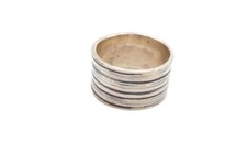 Tara Moor Sterling Silver 925 Ring Size 7 Textured