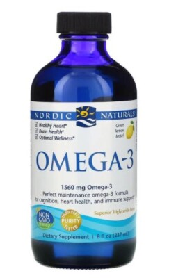 Nordic Naturals Omega-3, Zitrone, 237 ml