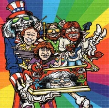 Grateful Phish In A Box BLOTTER ART perforated tabs psychedelic art