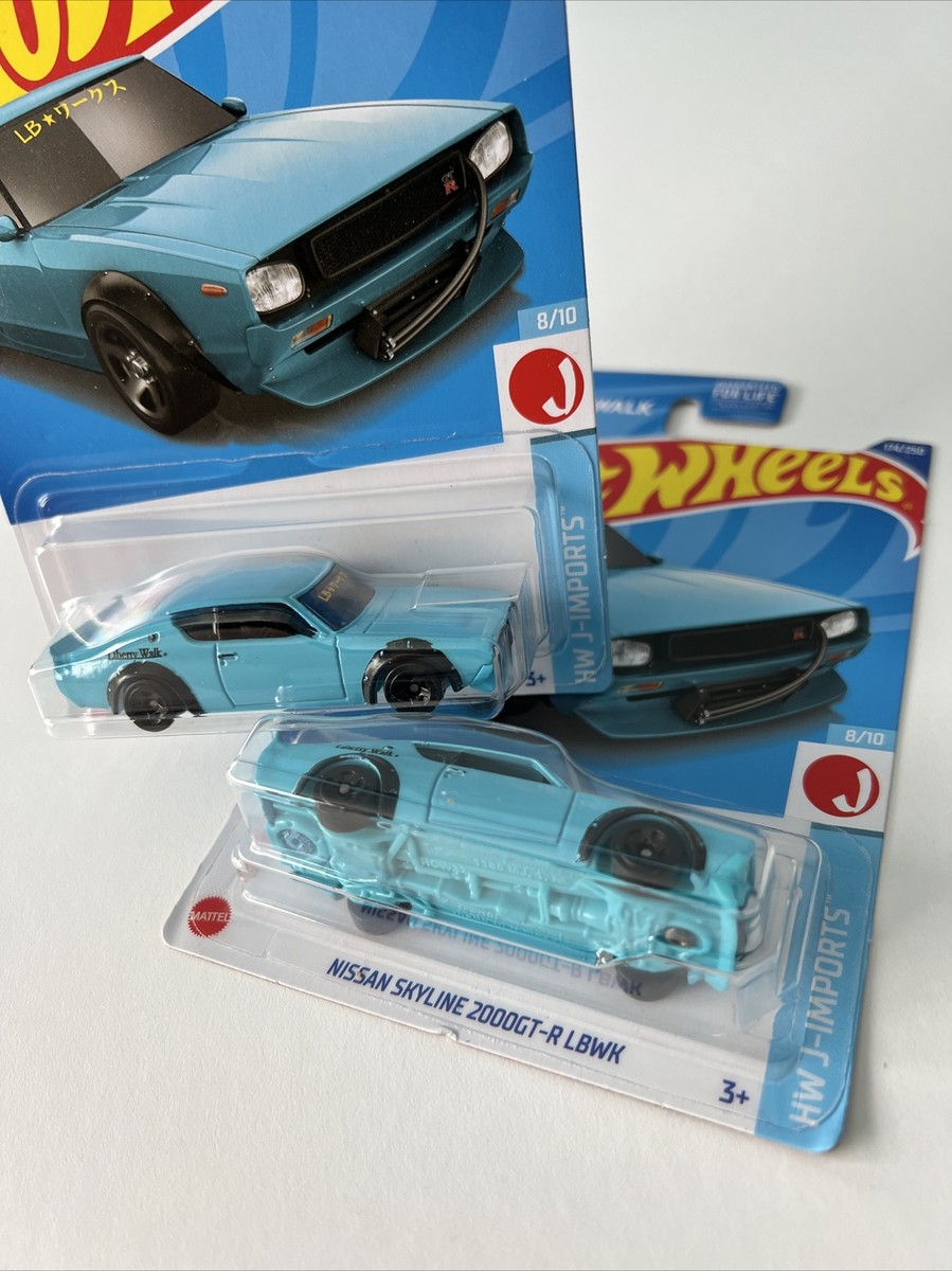 Hot Wheels Nissan Skyline 2000GT-R LBWK Hw J-imports LOT OF 2 | eBay