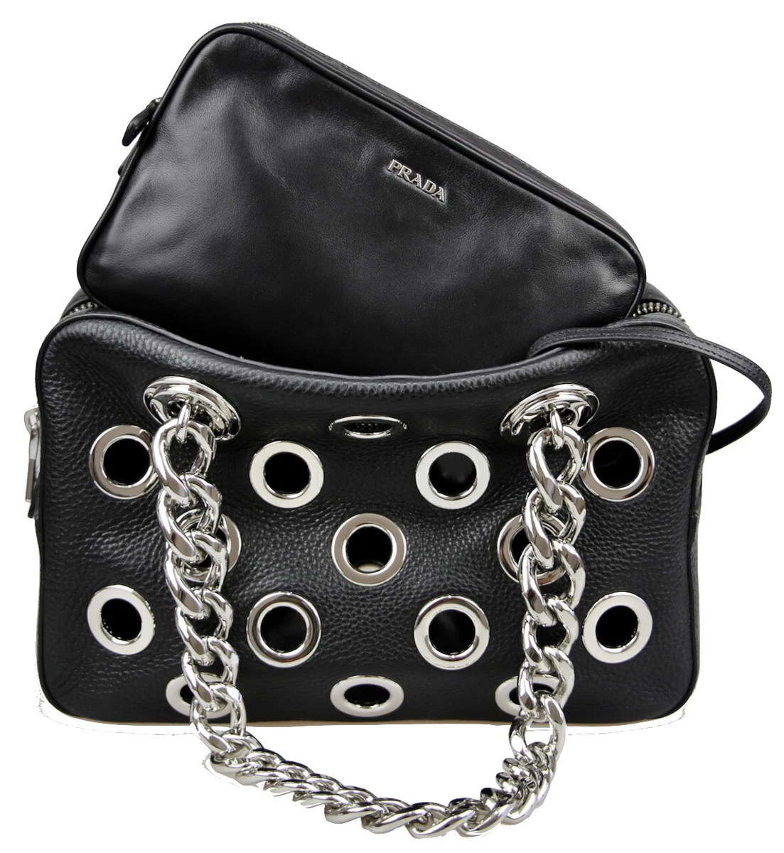 Prada shoulder bag with coin purse sale