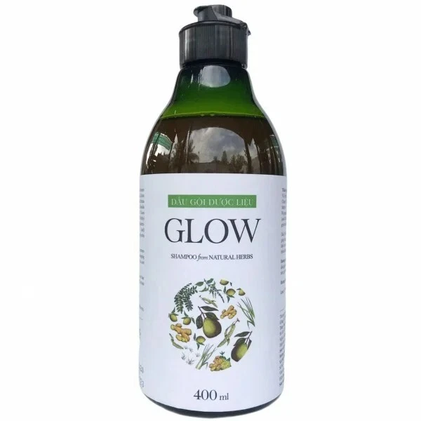 Champú para el crecimiento del cabello - GLOW 400 ml - Champú aceite esencial con cáscara de pomelo Foto 3 de 4