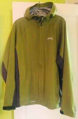 GoLite Full Zip Jacket Gore-Tex PacLite Shell Windbreaker Men's Size Large Green