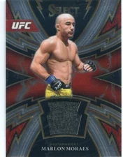 2021 Panini Select UFC MARLON MORAES Sparks Shirt Jersey Relic SP-MMR #7/149