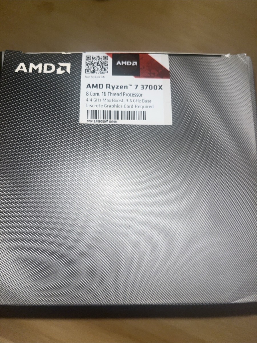 AMD Ryzen 7 3700X 3.6GHz Octa-Core Am4 CPU Processor (100