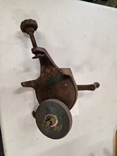 Vintage Hand Crank Grinder, mounts onto edge of table or bench