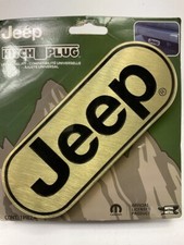 Plasticolor 002258 Brushed Metal Hitch Cover Hitch Plug 2 Receiver For Jeep