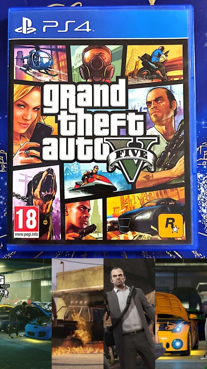 Gameteczone Jogo PS4 Grand Theft Auto V GTA 5 (loose) - Rockstar