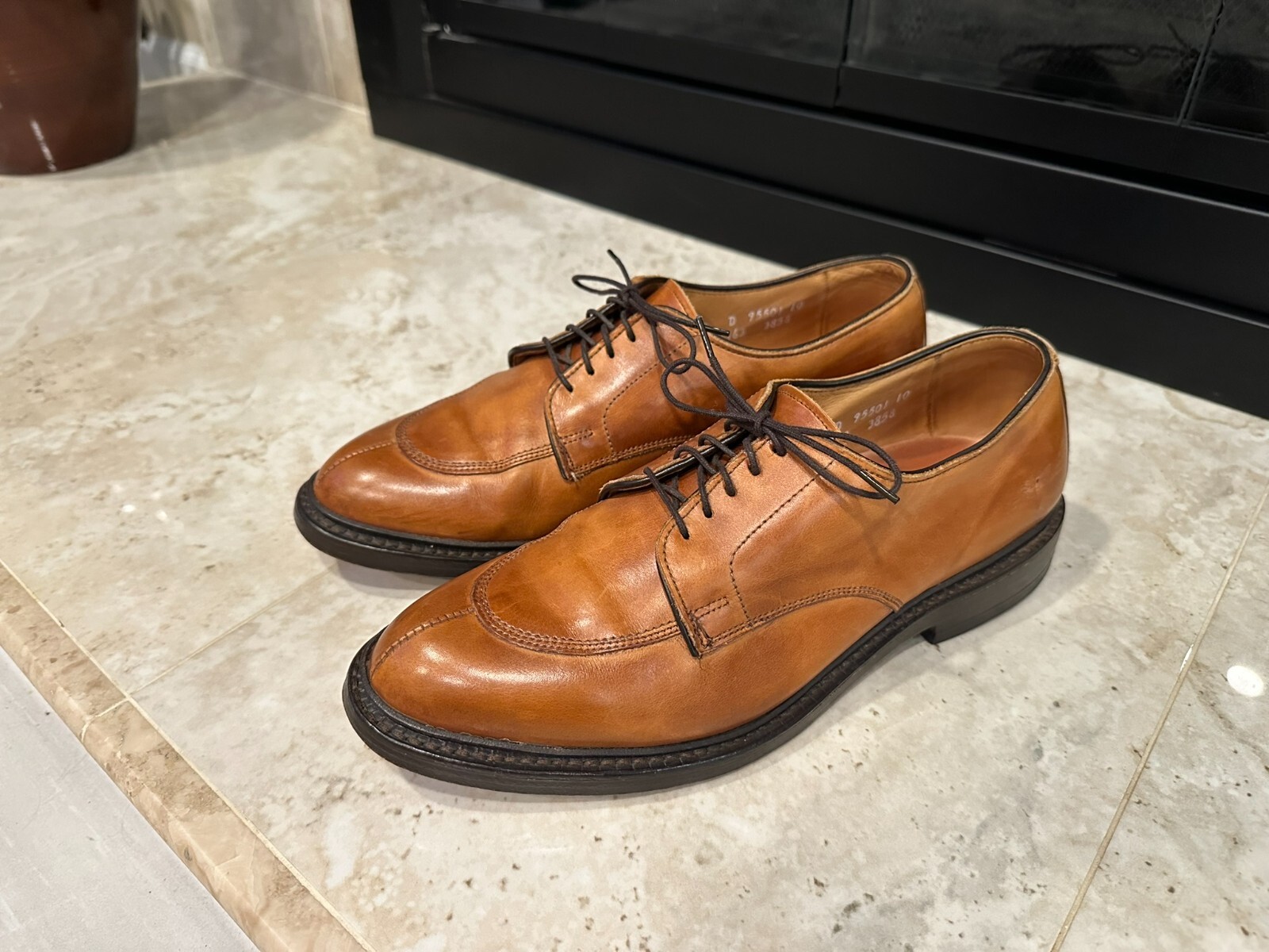 Allen Edmonds Walton Leather Oxford Dress Shoes Walnut Brown