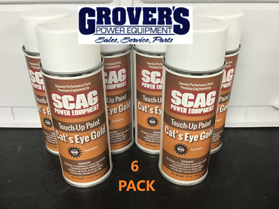Scag Cat's Eye Gold Spray Paint - Part # 48521 - Scag Orange -  6 PACK OF PAINT