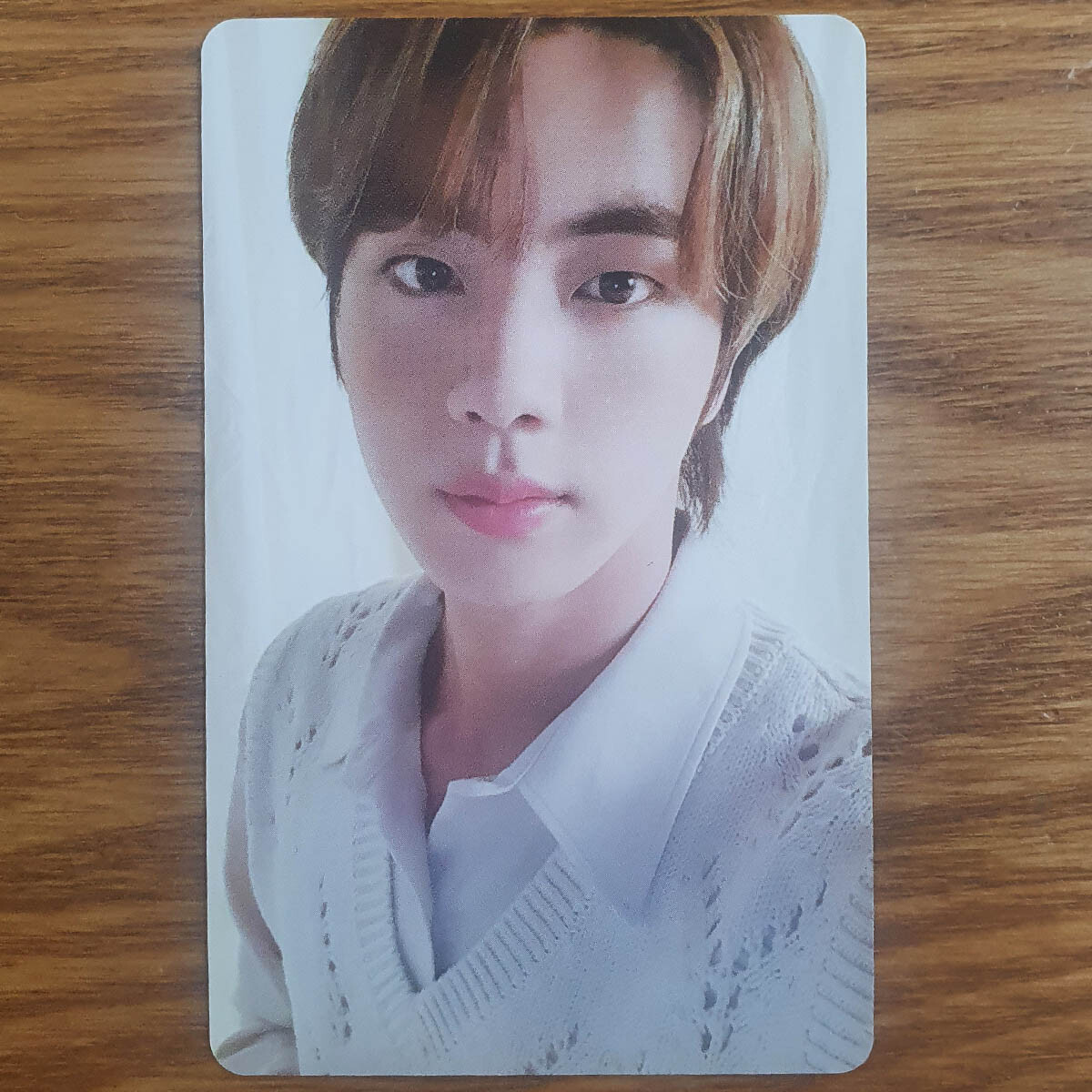 Jin Official Double Sided Photocard BTS Deco Kit Genuine