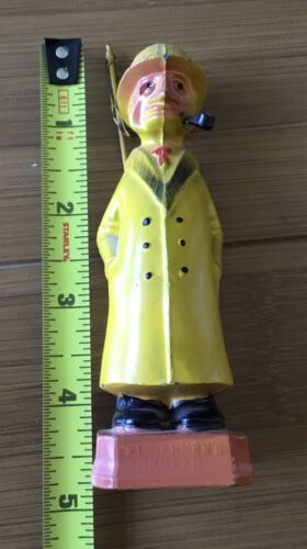 RARE Fisherman Grotto San Francisco Antique Vintage 4.5” Metal#9 Figurine + Menu - Picture 19 of 24