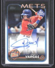 2024 Topps Pro Debut #PD-158 Marco Vargas St. Lucie Mets Auto