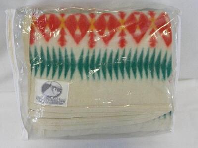 NATIVE NATION TRADING COMPANY Soft Multi-Colored Wool Blanket 66'' X 80''