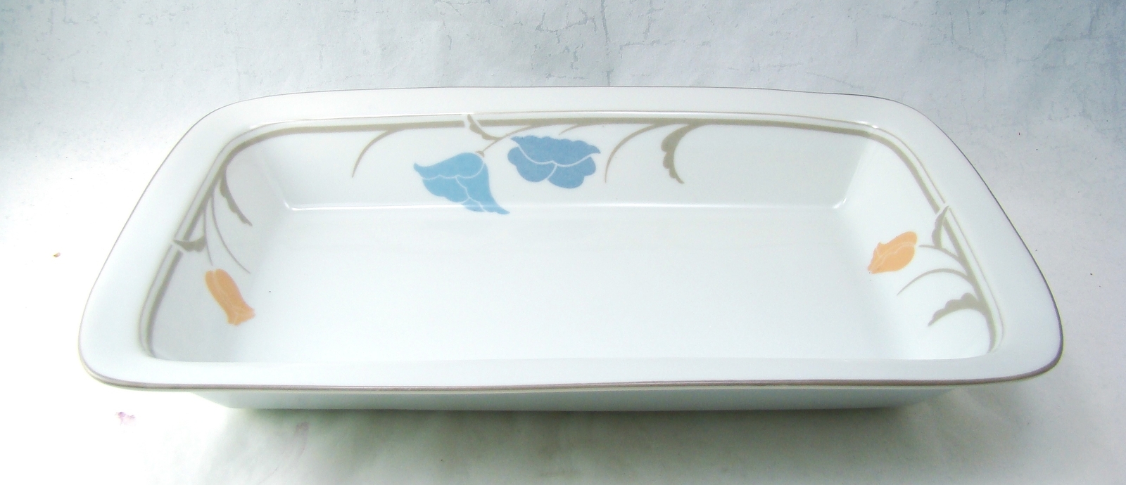 Dansk Tivoli Belles Fleurs Taupe 13 " Rechteckig Bäcker