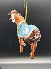 TRAIL OF PAINTED PONIES Snow Ready Ornament 2.6" Tall Christmas Holiday 2022 